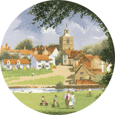Сонная деревня//Sleepy Village H508 Heritage Crafts - Салон рукоделия 