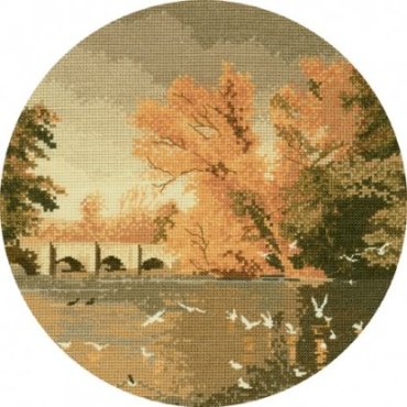 Осенние размышления//Autumn Reflections HC397 Heritage Crafts - Салон рукоделия 