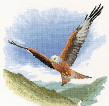 Красный коршун в полете//Red Kite in Flight HC652 Heritage Crafts - Салон рукоделия 