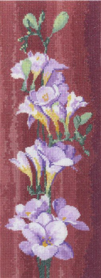 Фрезии//Freesia Panel HC685 Heritage Crafts - Салон рукоделия 