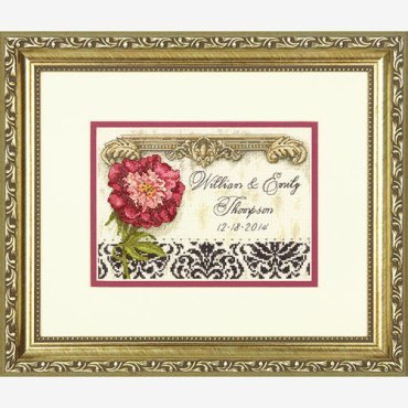 Elegant Wedding Record 70-65138 DIMENSIONS