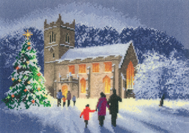 Рождественкая церковь//Christmas Church HC1144 Heritage Crafts - Салон рукоделия 