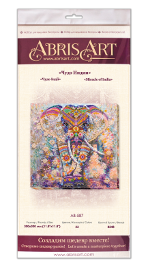 Чудо Індії AB-587 Абріс Арт вишивка бісером | Набір | Купити - Салон рукоділля