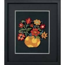 Floral on black 73222 DIMENSIONS