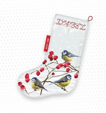 Blue tits Stocking LETI 949 LETISTITCH