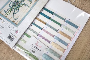 BLUE I LETI 974 LETISTITCH вышивка крестом