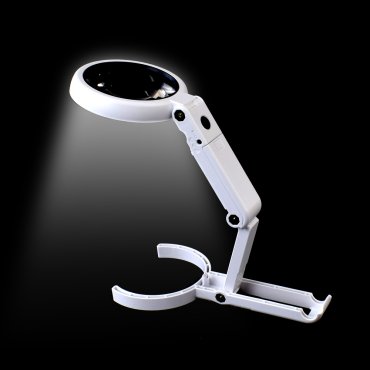 Лупа складна з LED-підсвічуванням NO.FS75RC | Салон рукоділля