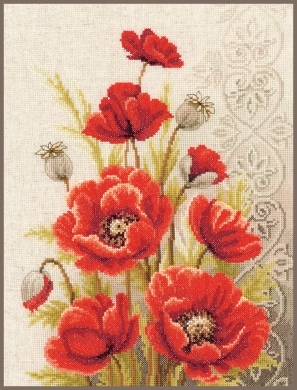 POPPIES AND SWIRLS PN-0146330 Vervaco