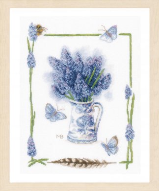 BLUE GRAPES PN-0194854 LanArte вишивка хрестиком | Набір - Салон рукоділля Давайте створимо шедевр разом!
