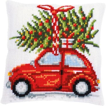 Подушка CHRISTMAS CAR PN-0199257 Vervaco 