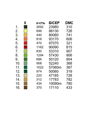 Заготовка для весільного рушника на ікону під вишивку РВ-097 КОЛЬОРОВА