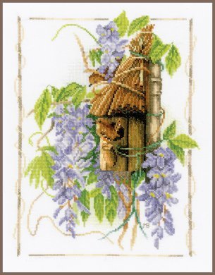 WREN BETWEEN WISTERIA PN-0021208 LanArte