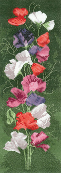 Солодкий горошок Sweet Pea Panel HC515 Heritage Crafts - Салон рукоділля 