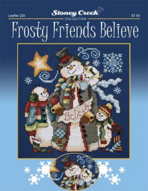 Frosty Friends Believe LFT220 Stoney Creek вишивка | Схема - Салон рукоділля