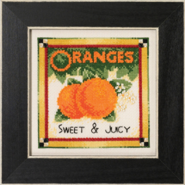 Oranges Апельсини  DM302314 Mill Hill вишивка хрестиком | Набір | Купити - Салон рукоділля Давайте створимо шедевр разом!