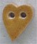 Гудзик Mill Hill Button 86254 Small Speckled Gold Folk Heart – декоративна фурнітура | Салон рукоділля