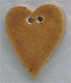 Гудзик Mill Hill Button 86286 Large Speckled Gold Folk Heart – декоративна фурнітура | Салон рукоділля