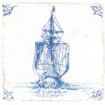 Antique Dutch Tiles Delft Blue /Старовинні Голландські плитки T482 Thea Gouverneur - Салон рукоділля