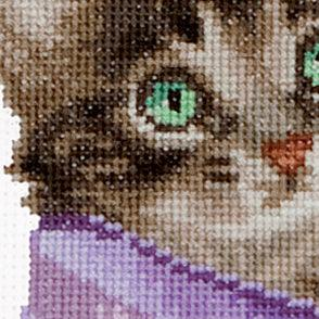 Sewing Basket Kitten / Кошеня в швейному кошику T736A Thea Gouverneur - Салон рукоділля